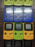 Gameboy Color Groen Paars Geel Atomic Teak KRASLOOS, Spelcomputers en Games, Spelcomputers | Nintendo Game Boy, ., Ophalen of Verzenden