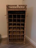 Riviera Maison rustic rattan wine rack wijnrek, Ophalen, Zo goed als nieuw, Hout, Minder dan 50 cm