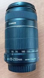 Canon lens 55-250 mm, Telelens, Ophalen of Verzenden, Zo goed als nieuw, Zoom