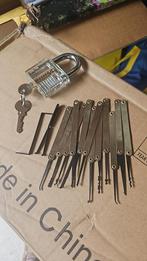 Lockpicking Set met Oefenslot, Ophalen of Verzenden, Nieuw