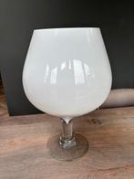 Grote Witte vaas, Huis en Inrichting, Woonaccessoires | Vazen, Ophalen, Wit, Minder dan 50 cm, Glas