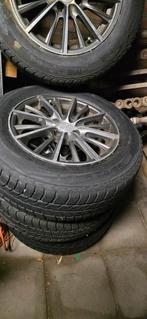 Sportieve velgen met winterbanden 195/65 R15 4x100, Auto-onderdelen, Banden en Velgen, Gebruikt, 15 inch, Banden en Velgen, Personenwagen