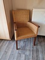 Stoel, Ophalen, Gebruikt, Bruin, Riet of Rotan