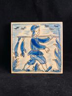 Delfts blauwe tegel . Majolica?, Ophalen of Verzenden