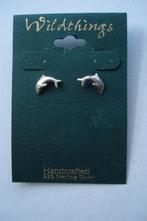 oorbellen dolfijn zilver 925, Ophalen, Zo goed als nieuw, Knopjes of Stekers, Zilver