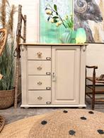 Vintage commode ladekast dressoir babykamer taupe, Ophalen, 50 tot 70 cm, Nvt, Nvt