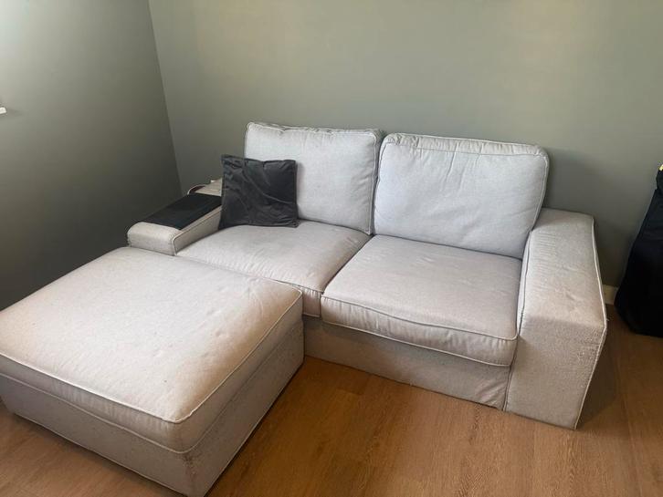 IKEA Bank inclusief hocker - Emmen, Huis en Inrichting, Banken | Bankstellen, Gebruikt, Hoekbank, Driepersoons, 200 tot 250 cm