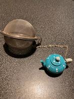 Thee-bolletje met theekannetje voor losse thee, Ophalen of Verzenden, Zo goed als nieuw