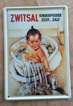 Wandborden

Zwitsal Kinder poeder Zeep Zalf 20 x 30 cm metal, Ophalen of Verzenden