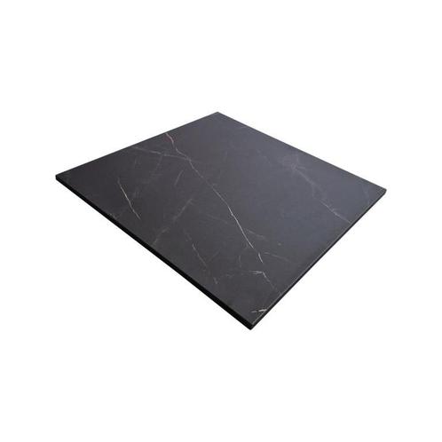 Zwart marmeren melamine horeca tafelbladen tafels, Huis en Inrichting, Tafels | Sidetables, Nieuw