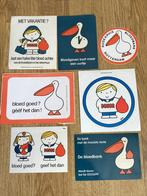 7 stickers bloeddonor (Dick Bruna/strip), Verzenden, Zo goed als nieuw, Strip of Tekenfilm