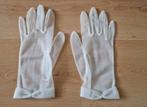 Witte transparante handschoenen vintage retro transparant, Ophalen of Verzenden