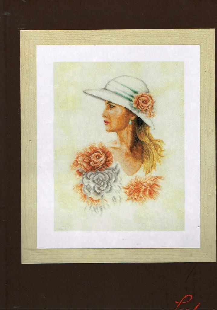 Cado lanarte borduurpakket romantic lady  297, Hobby en Vrije tijd, Borduren en Borduurmachines, Nieuw, Borduurpakket, Handborduren