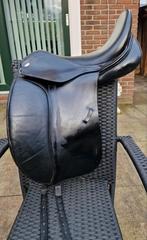 Kentaur Ithaka, zwart/bruin, 17,5 inch dressuurzadel, Dieren en Toebehoren, Ophalen, Zo goed als nieuw, Dressuur