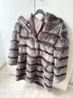 Bontjas maat M - Echt Bont, Ophalen of Verzenden, Zo goed als nieuw, Maat 38/40 (M), Bruin