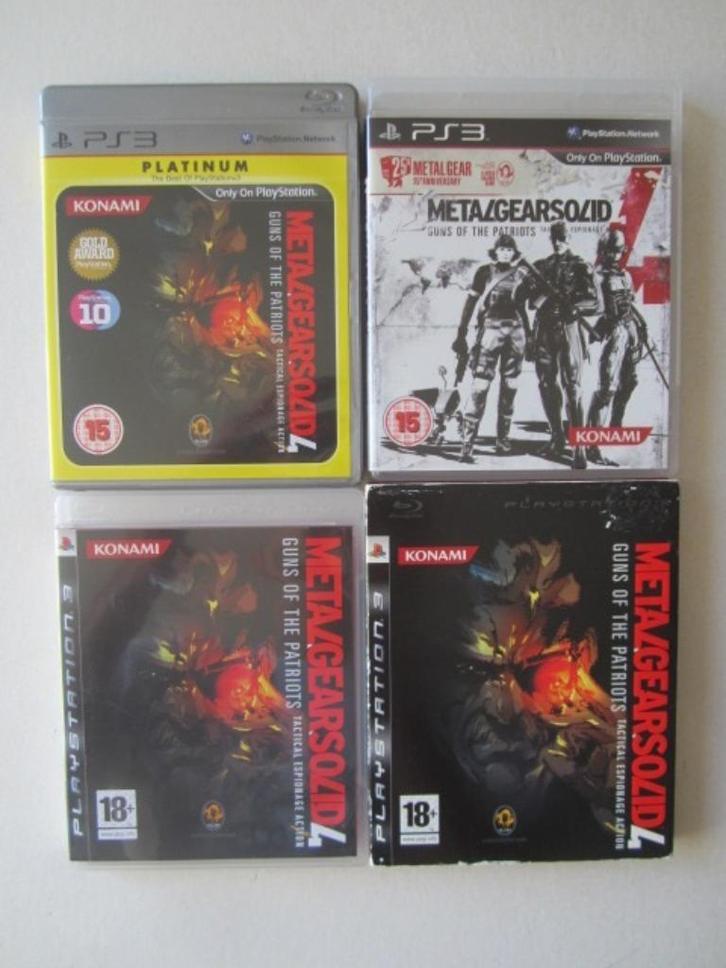 PS3 * Metal Gear Solid 4 * Playstation 3, Spelcomputers en Games, Games | Sony PlayStation 3, Zo goed als nieuw, Avontuur en Actie