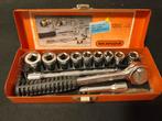 Skandia Dopsleutelset - Vintage, Doe-het-zelf en Verbouw, Gereedschap | Handgereedschap, Ophalen of Verzenden, Gebruikt