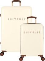 ✅NIEUW✅ SUITSUIT Fab Seventies koffer 55/76 cm Antique White, Hard kunststof, 45 tot 55 cm, Ophalen of Verzenden, 70 cm of meer