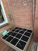 MM makkelijke moestuinbak 120x120, Tuin en Terras, Ophalen, Gebruikt, 100 cm of meer, Vierkant