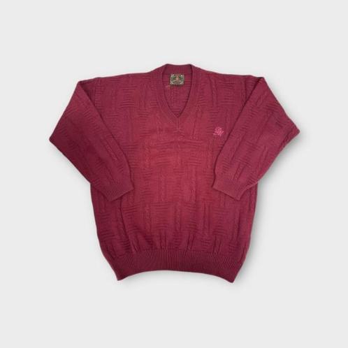 Biomark heren trui maat L, Kleding | Heren, Truien en Vesten, Gedragen, Maat 52/54 (L), Rood, Ophalen of Verzenden