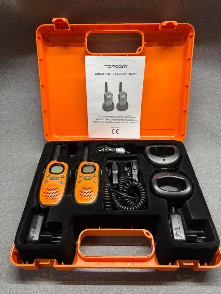 Walkie Talkie Topcom RC-6404, Telecommunicatie, Portofoons en Walkie-talkies, Nieuw, Ophalen