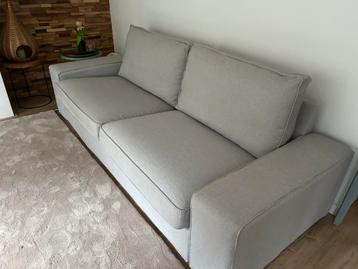 IKEA 3-zits lichtgrijs KIVIK bank in nette staat! - afbeelding 1