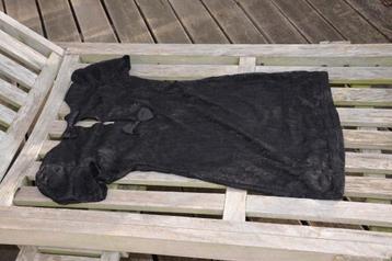 Jennyfer zwarte jurk M kantverzamelaar Plasticine