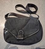 Kipling schoudertas, zwart, stof. Zgan, Ophalen of Verzenden, Zo goed als nieuw, Zwart, Schoudertasje