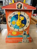 Ficher-price Teaching Clock Music box 100% werkend, Kinderen en Baby's, Speelgoed | Fisher-Price, Ophalen of Verzenden, Zo goed als nieuw