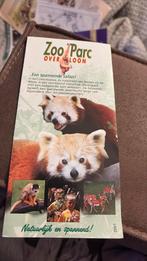 Folder zoo park dierentuin overloon, Ophalen of Verzenden, Zo goed als nieuw