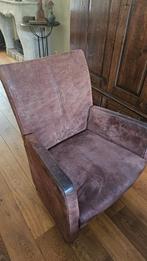 4 eettafel stoelen te koop!, Ophalen, Gebruikt, Bruin, Leer