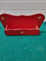 Kammenbak vintage hout rood beschilderd, Ophalen of Verzenden