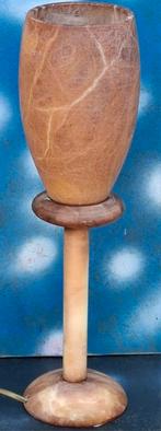 Tafellamp . A. Pegasan . Spanje.  Albast.  38 cm. Ca '70/'80, Ophalen, Zo goed als nieuw, Overige materialen, Minder dan 50 cm