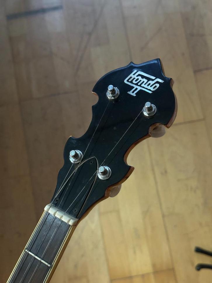 Hondo II Five-string Bluegrass Banjo - in prijs verlaagd!, Muziek en Instrumenten, Snaarinstrumenten | Banjo's, Gebruikt, 5-snarige of Bluegrassbanjo