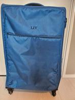 Blauwe LIV koffer maat L met 4 zwenkwielen, Sieraden, Tassen en Uiterlijk, Ophalen, Overige materialen, Wieltjes, Gebruikt