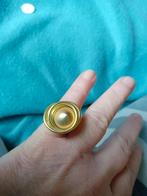mooie goudkleurige ring  maat  16, Sieraden, Tassen en Uiterlijk, Ringen, Nieuw, Goud, Kunststof, 17 tot 18