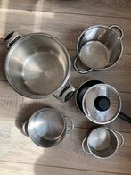 Diverse potten te koop, Ophalen of Verzenden, Gebruikt, Pannenset, Keramische plaat