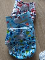 wasbare baby luiers SIO snap in one, Ophalen of Verzenden, Zo goed als nieuw, One size