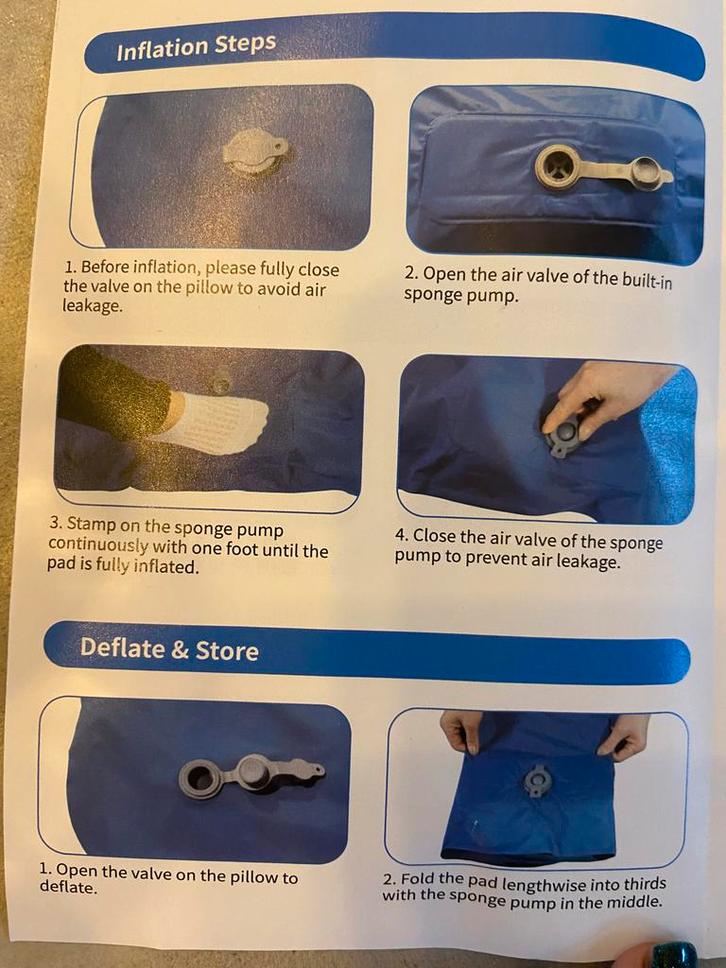 Luchtbed / Slaapmat - Overcompleet!, Caravans en Kamperen, Luchtbedden, Nieuw, 1-persoons, Ingebouwde pomp, Ophalen of Verzenden