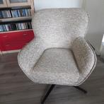 Mooie draaifauteuil, gemêleerd bruin/ beige, merk Movani, Ophalen, Stof, 75 tot 100 cm, Zo goed als nieuw