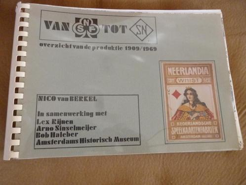 Van SNF tot SN overzicht van de produktie 1909/1969 Berkel, Verzamelen, Speelkaarten, Jokers en Kwartetten, Nieuw, Speelkaart(en)