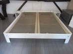 AUPING AURONDE 1000 WIT 180X200+ACHTERELEMENT, Huis en Inrichting, Slaapkamer | Bedden, Ophalen, Wit, Tweepersoons, 180 cm