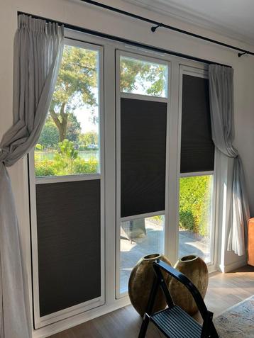 Plisse gordijnen duette raambekleding verduisterend beschikbaar voor biedingen