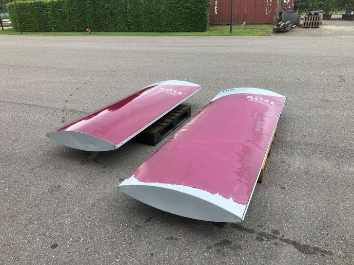 Reclamezuilen, 2 stuks, Verzamelen, Merken en Reclamevoorwerpen, Gebruikt, Reclamebord, Ophalen