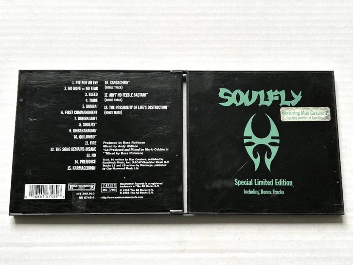 CD - Soulfly – Soulfly (Special Edition), Cd's en Dvd's, Cd's | Hardrock en Metal, Gebruikt, Verzenden