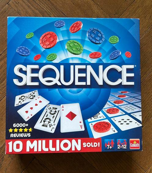 Sequence, Goliath, zo goed als nieuw, Hobby en Vrije tijd, Gezelschapsspellen | Overige, Zo goed als nieuw, Ophalen