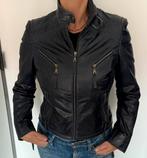 Leren dames jasje - kleur donkerblauw, Kleding | Dames, Maat 38/40 (M), Blauw, Rock’N Blue, Ophalen of Verzenden