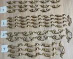 Goud Messing Kastgrepen Vintage antiek kast Greepjes knopjes, Antiek en Kunst, Ophalen of Verzenden