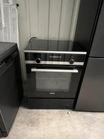 Siemens elektrisch fornuis met oven, Ophalen, Gebruikt, Zwart, 50 tot 100 cm
