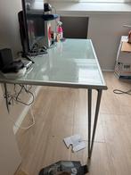 Glazen bureau ikea, Huis en Inrichting, Ophalen, Gebruikt, Bureau